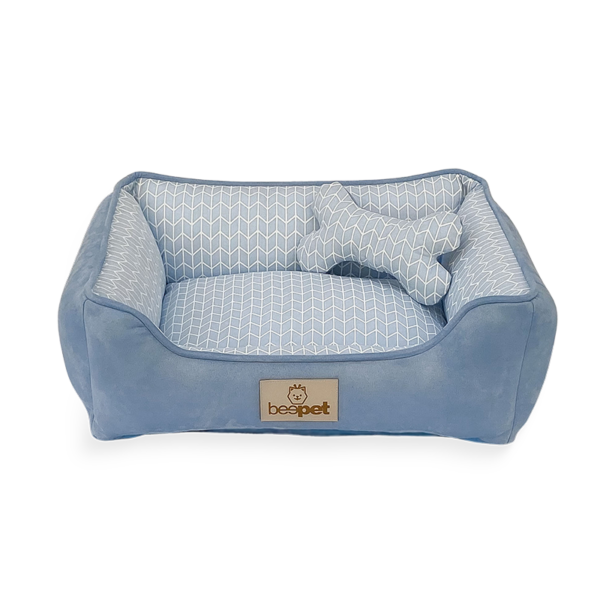 Cama Luxo Suede Laguna