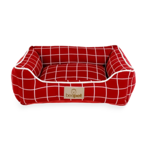 Cama Luxo Tricoline Grid Vermelho