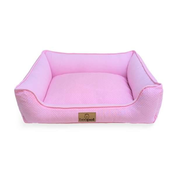 Cama Luxo Tricoline Tricô Rosa