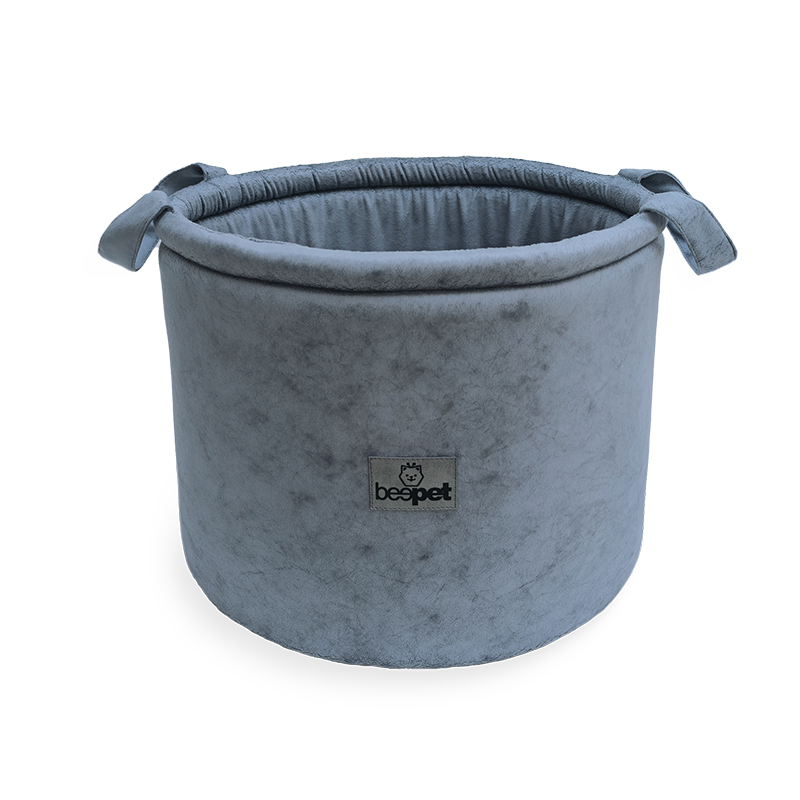 Cesto Organizador Veludo Silver