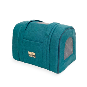 Bolsa de Transporte Rústico Linho Esmeralda