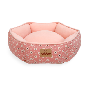 Cama Hexagonal Teddy Rosê