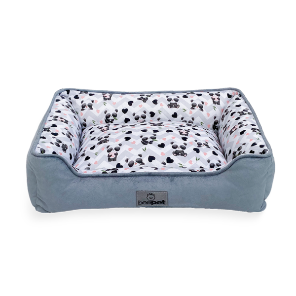 Cama Luxo Veludo Panda Velvet