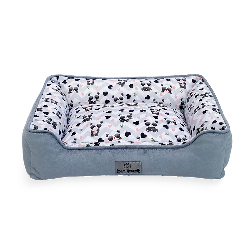 Cama Luxo Veludo Panda Velvet