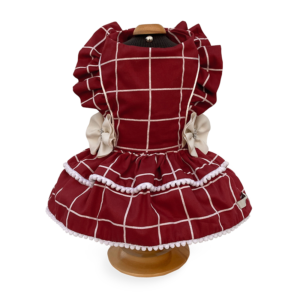 Vestido Grid Vermelho