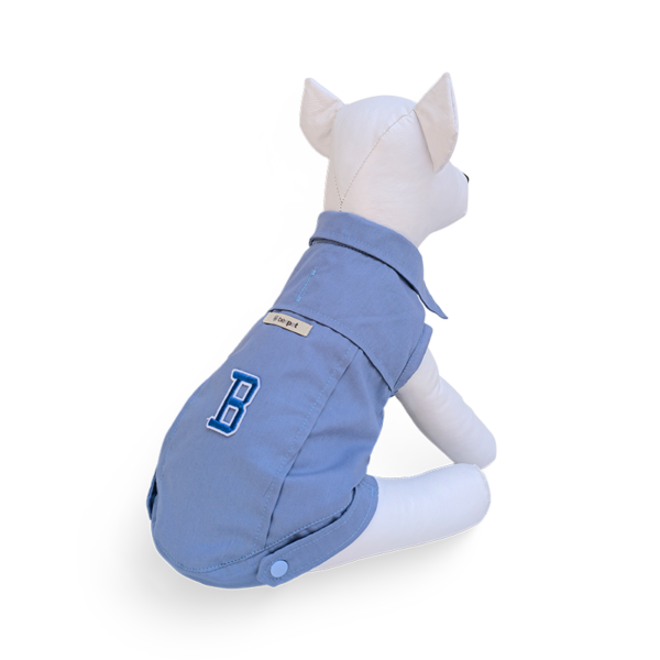Colete Colegial Azul Jeans