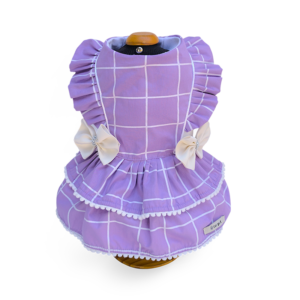 Vestido Grid Lavanda