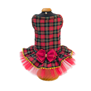 Vestido Xadrez Natalino