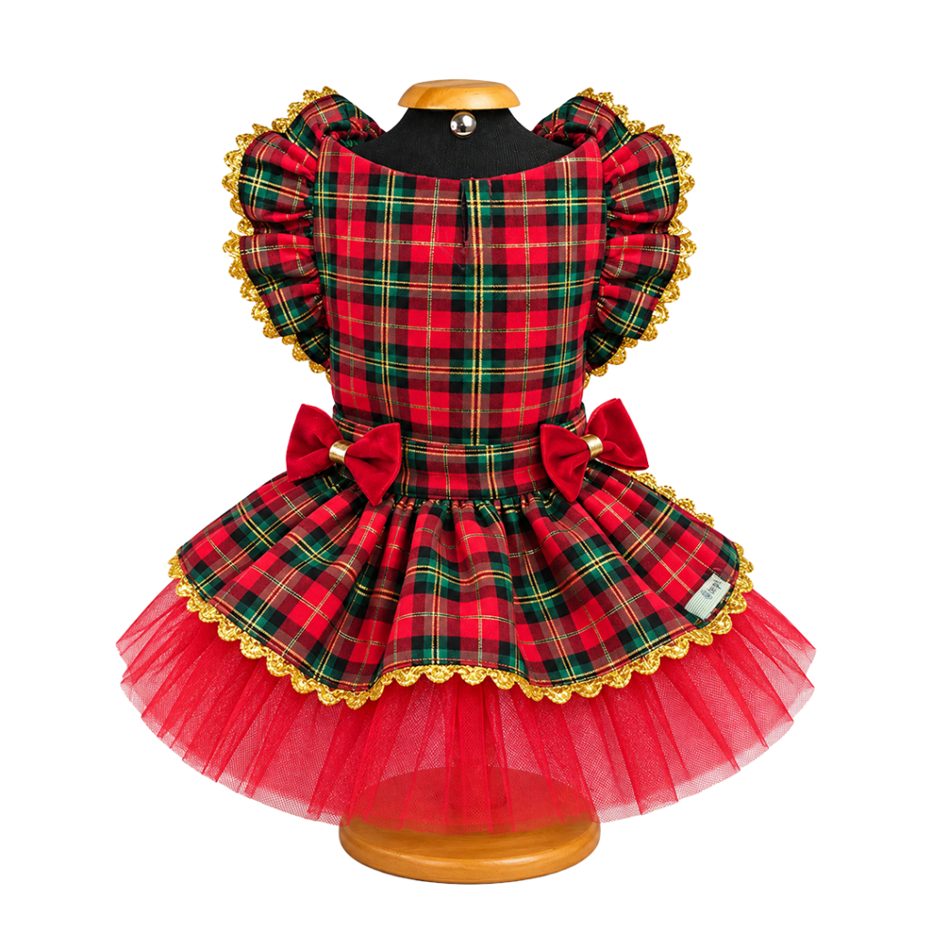 Vestido Xadrez Natalino