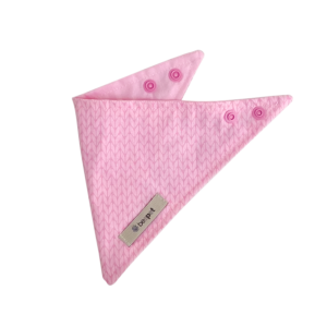 Bandana Tricô Rosa