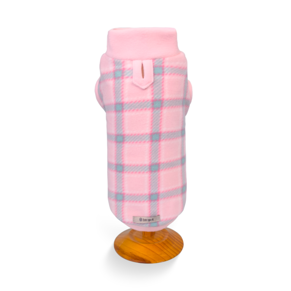 Blusa Microsoft Tartan Rosa
