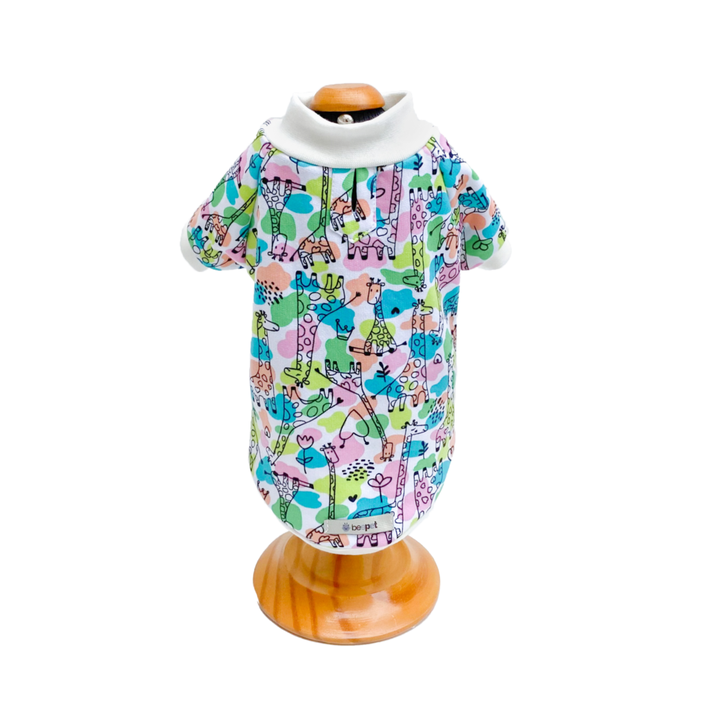 Blusão Moletinho Girafa Rosa