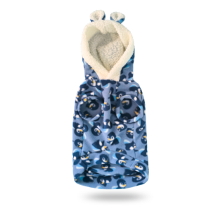 Blusão Orelhinhas Pinguim Azul