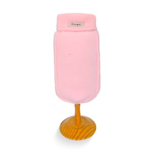 Capa Gola Vira Listrado Rosa