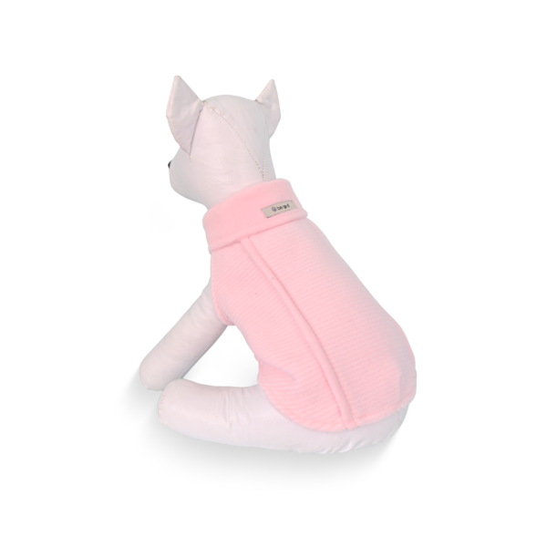 Capa Gola Vira Listrado Rosa