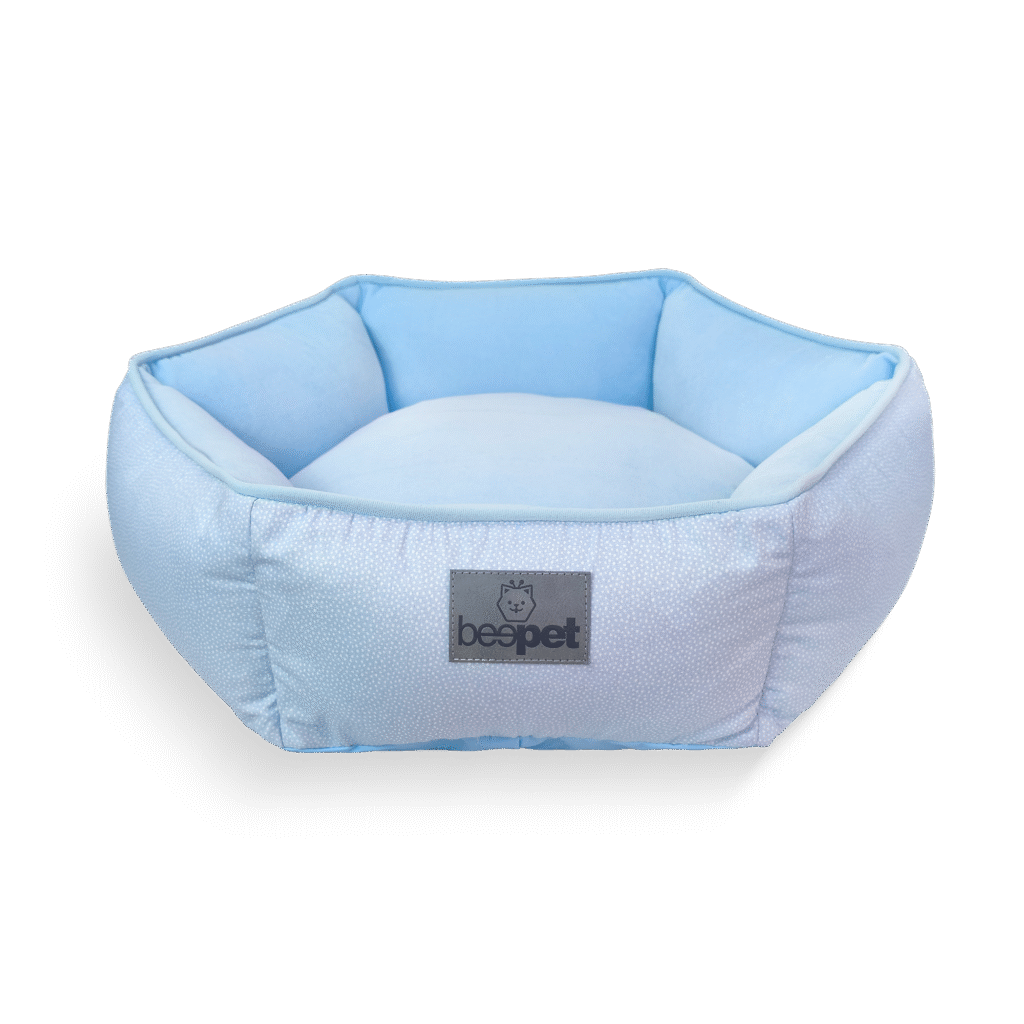 Cama Hexagonal Petit Poá Azul
