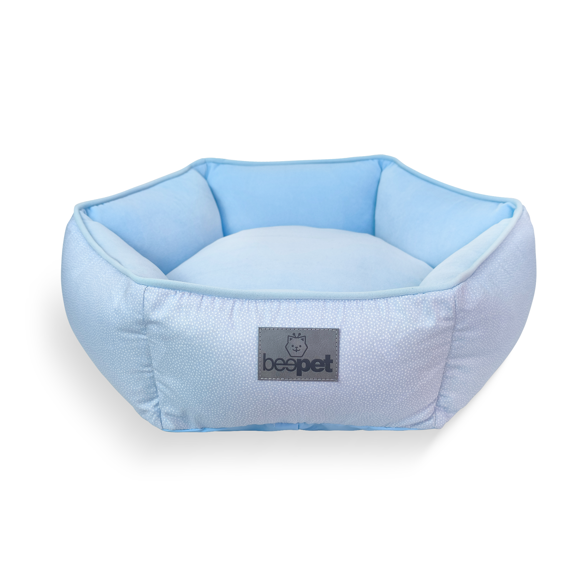 Cama Hexagonal Petit Poá Azul