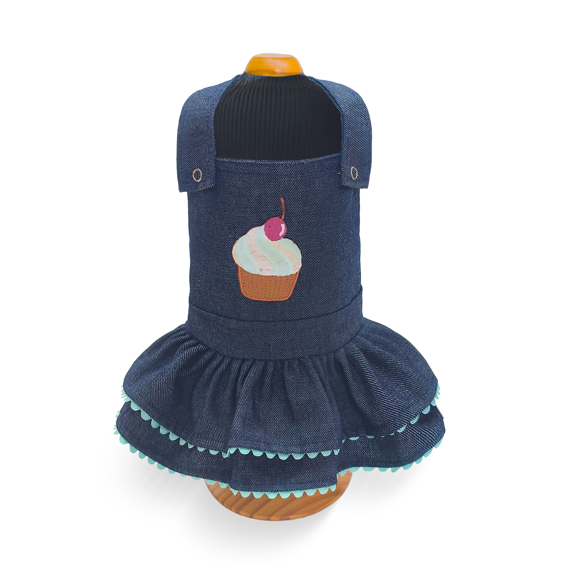 Jardineira Jeans Cupcake