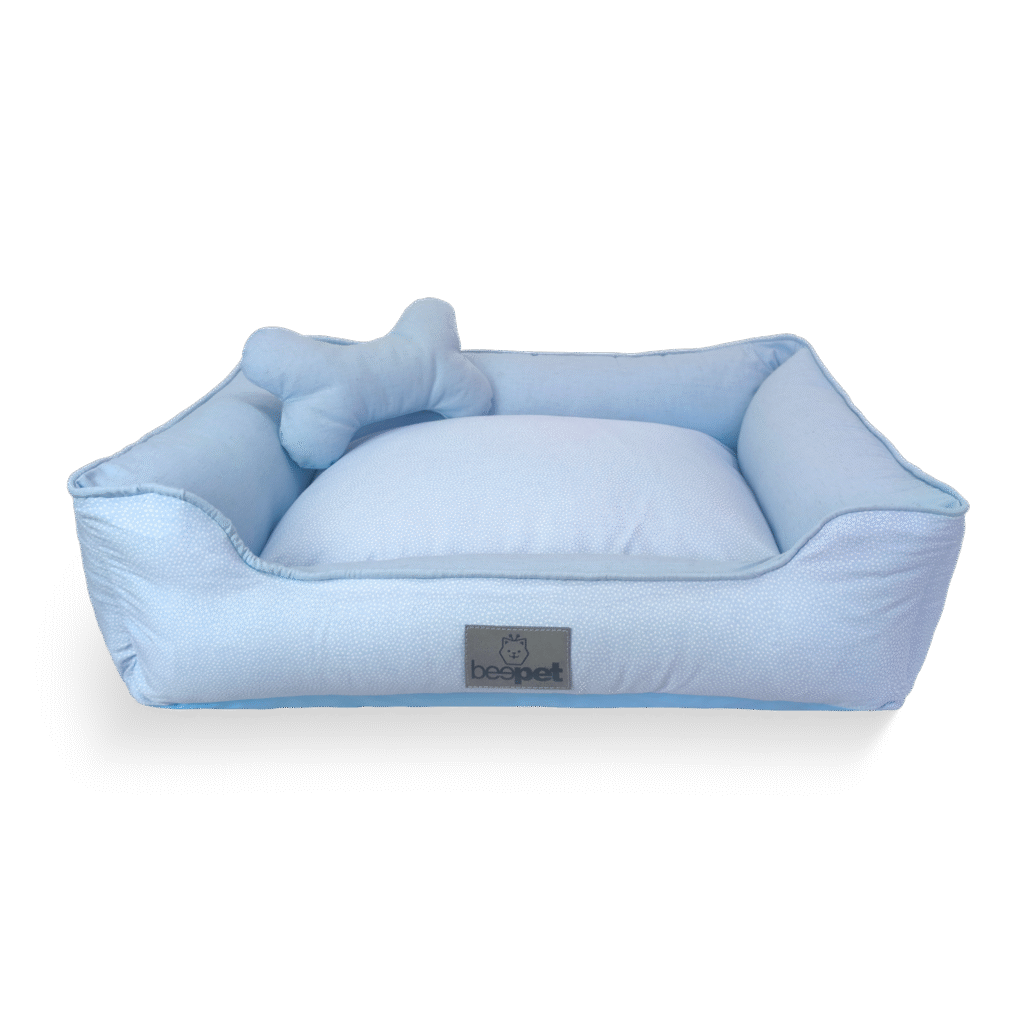Cama Luxo Tricoline Petit Poá Azul