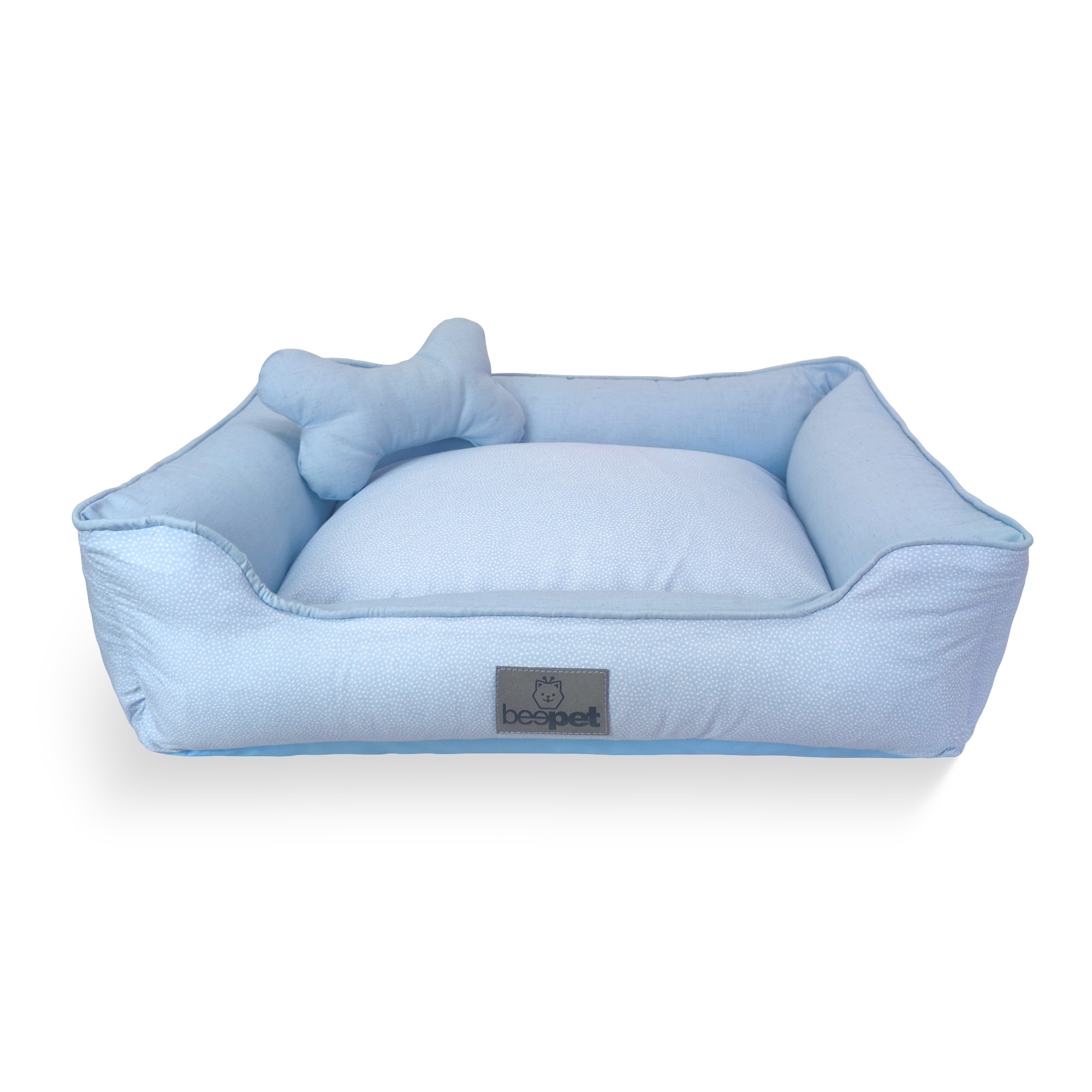 Cama Luxo Tricoline Petit Poá Azul