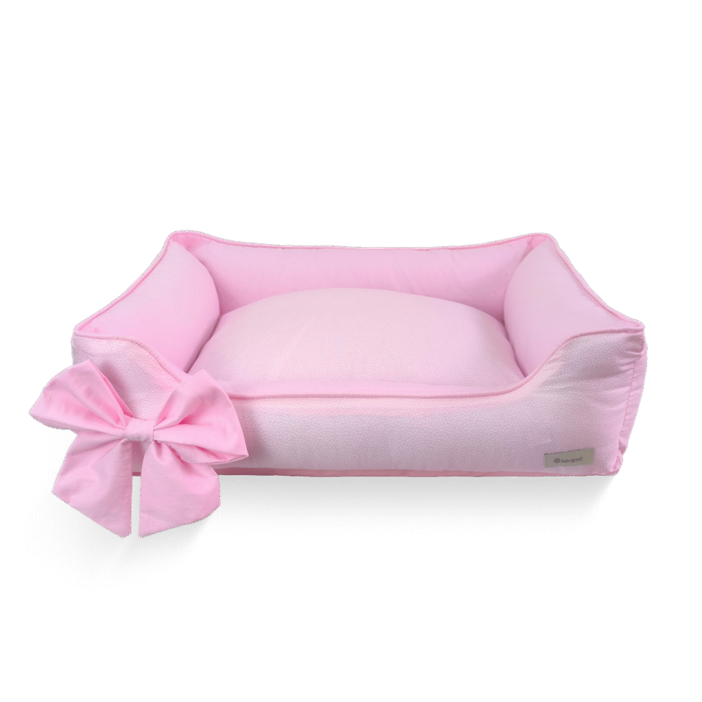 Cama Luxo Tricoline Petit Poá Rosa