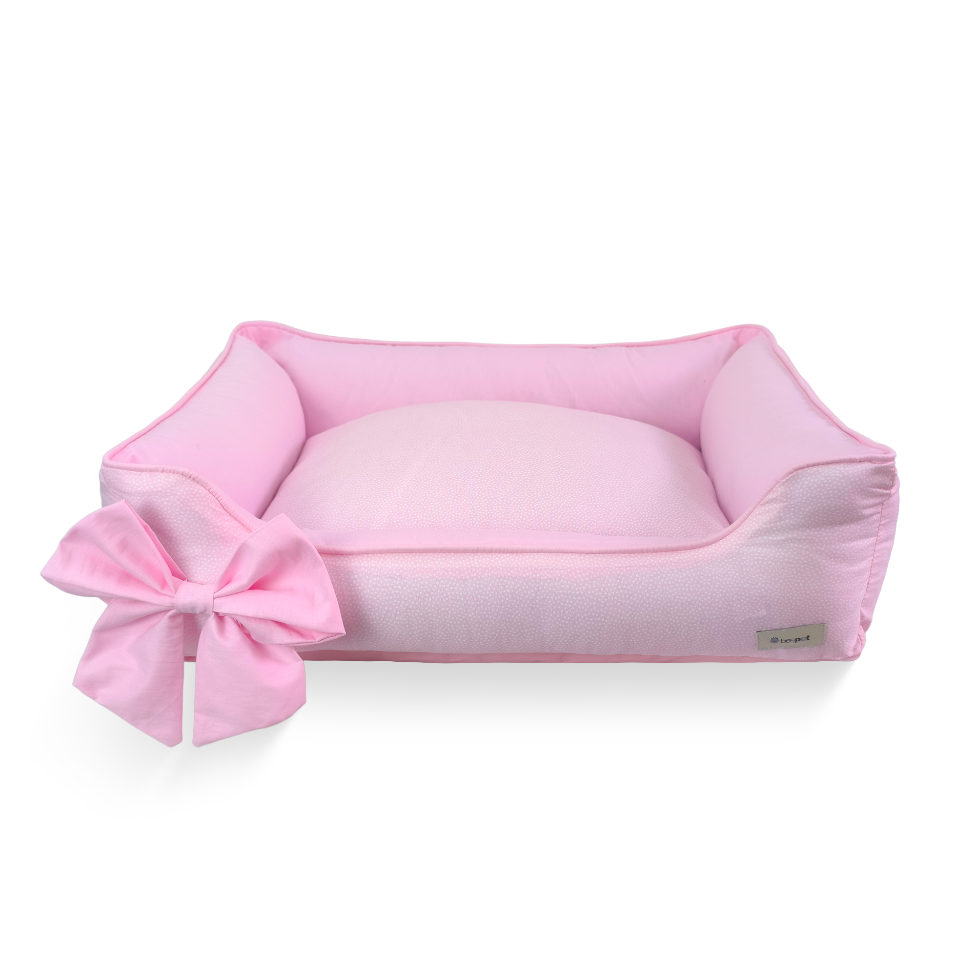 Cama Luxo Tricoline Petit Poá Rosa