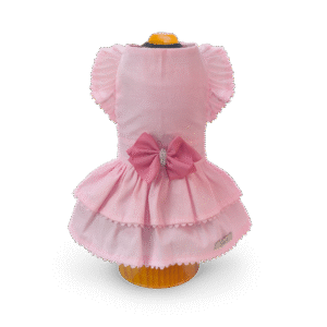 Vestido Petit Poá Rosa