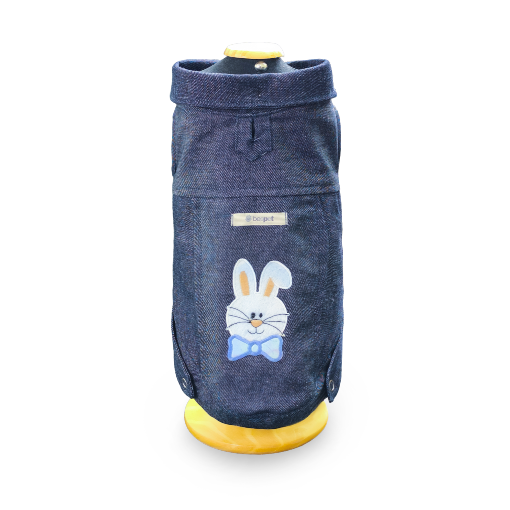 Colete Jeans Coelhinho