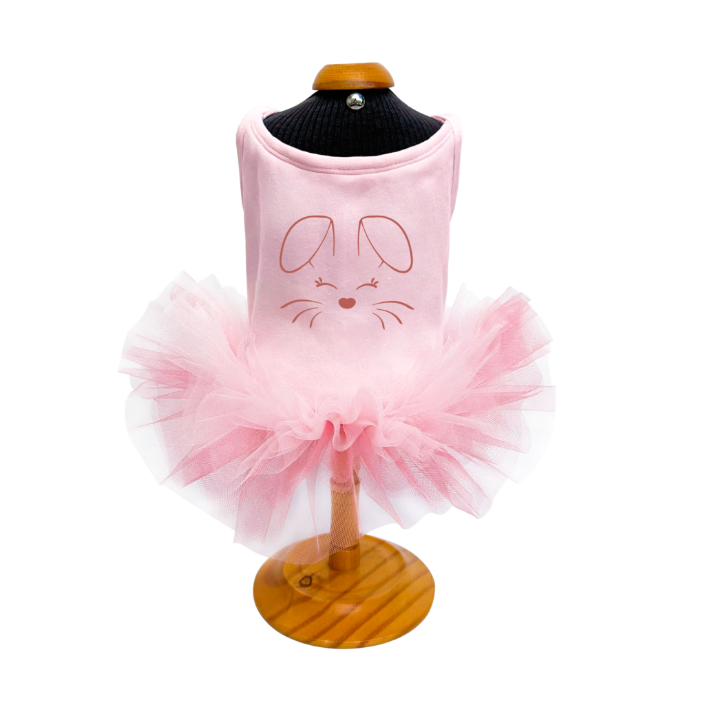 Vestido Coelhinha Rosa