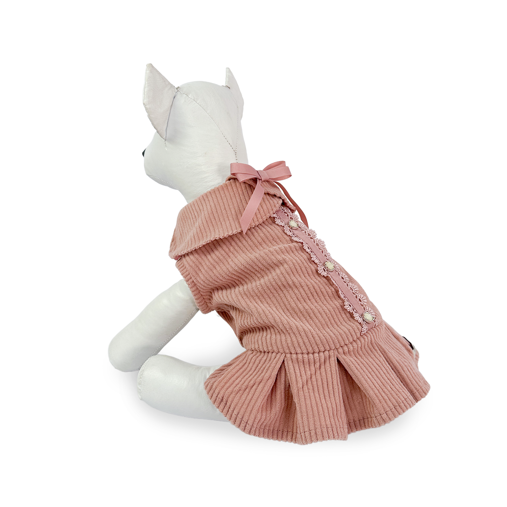 Vestido Pet Cozy Rosé
