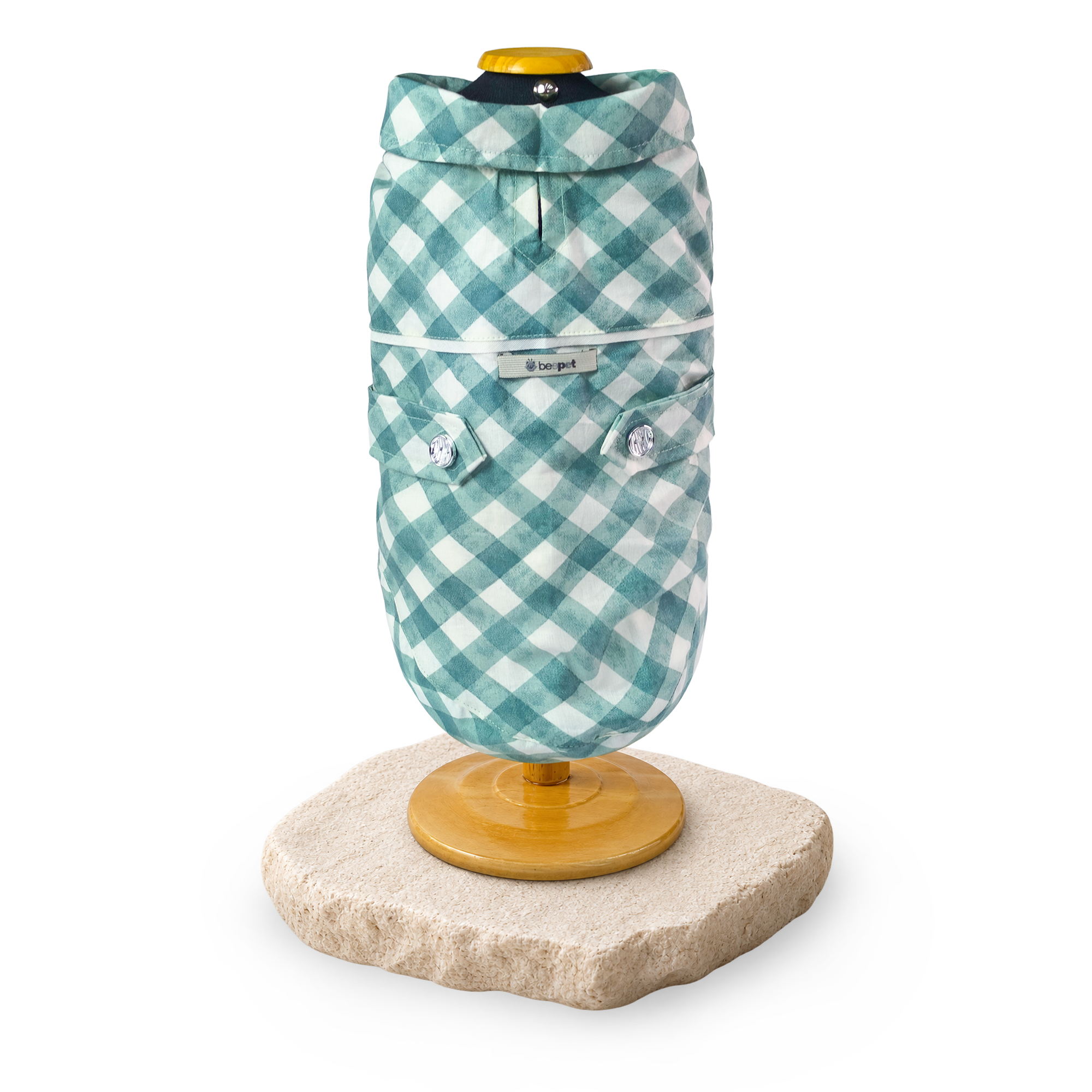 Colete Cozy Chess Verde